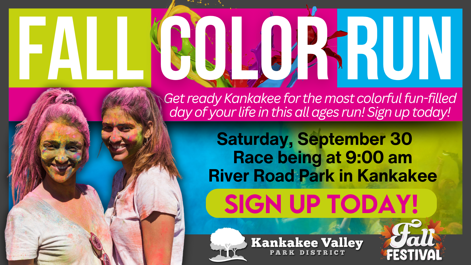Kankakee Valley Park District's Fall Color Run